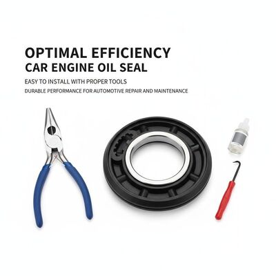 Optimal Efficiency Car Engine Oil Seal Easy To Install With Proper Tools Durable Performance For Automotive Repair And Maintenance